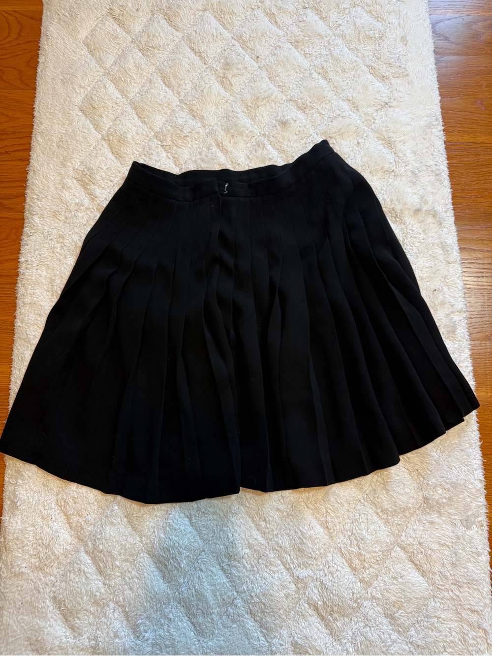 I.N.C. Black Pleated Mini Skirt Size 8